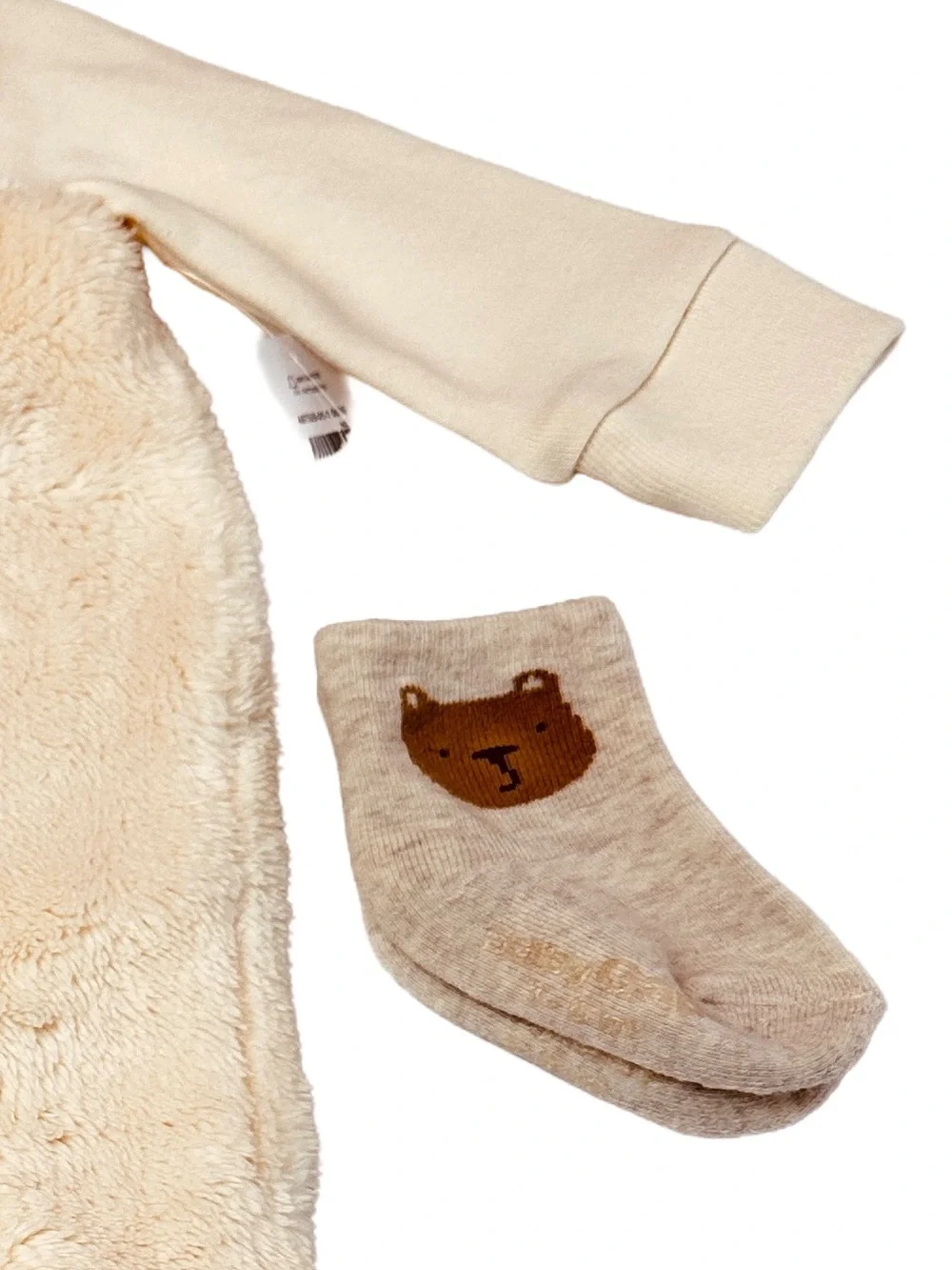 GAP Plush Bear One-Piece Outfit with Bear Sox